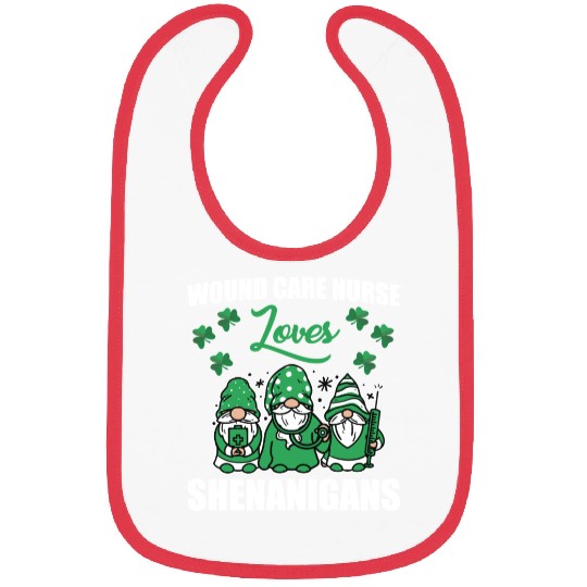 Wound Care Nurse Shenanigans St. Patrick's Day Bibs
