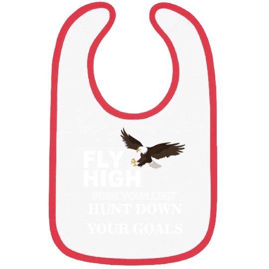 Fly High Push Your Limit Hunt Down Your Goals Bibs