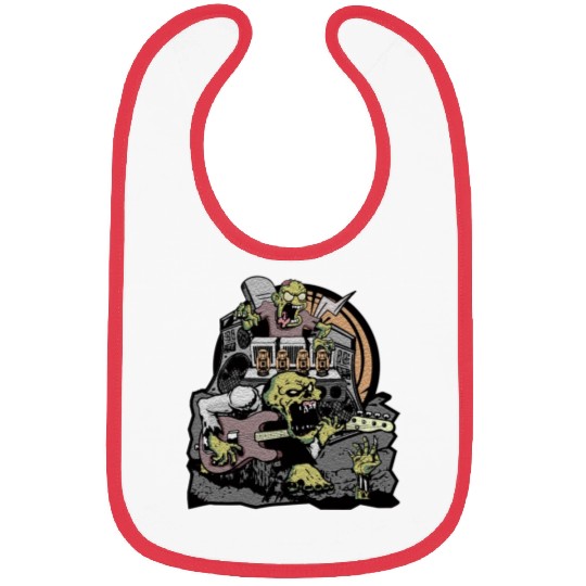 Bass Guitar zombie Bibs