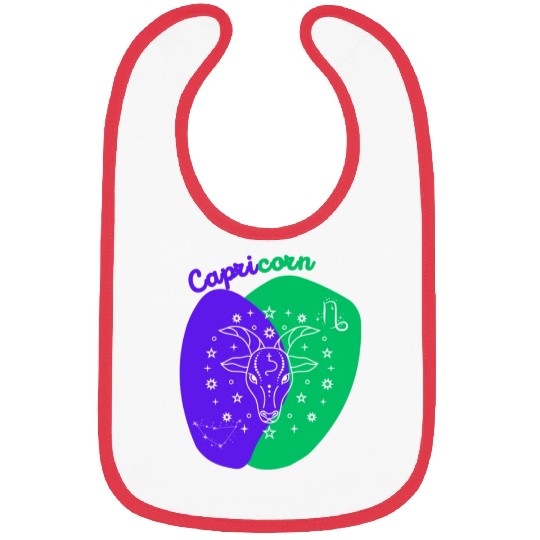 Cosmic Climb A Minimalist Capricorn Design Bibs