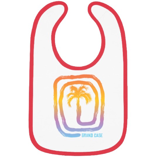 Cool Grand Case Saint Martin Palm Tree Souvenir Bibs