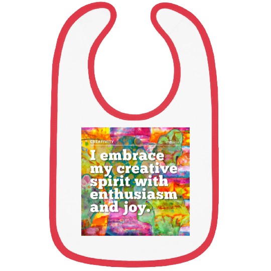 i embrace my creative spirit Bibs