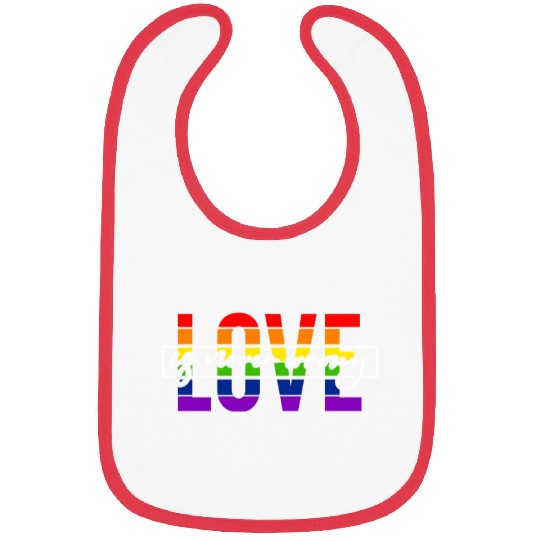 Pride LGBTQ. Statement Bibs