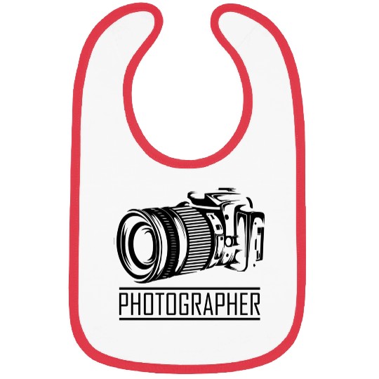 Funny Camera photography quote gift Bibs