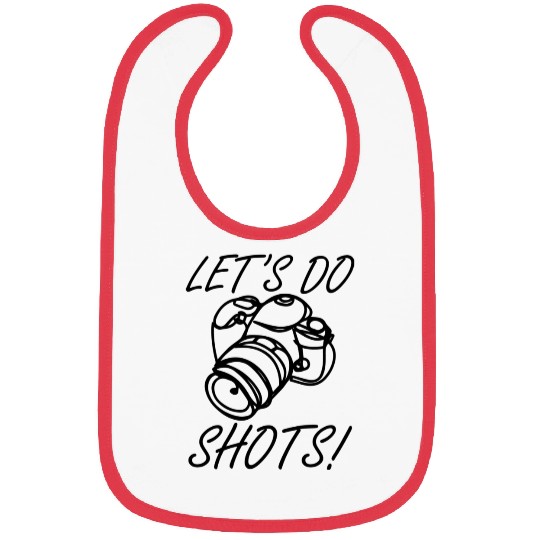 Funny Camera photography quote gift Bibs