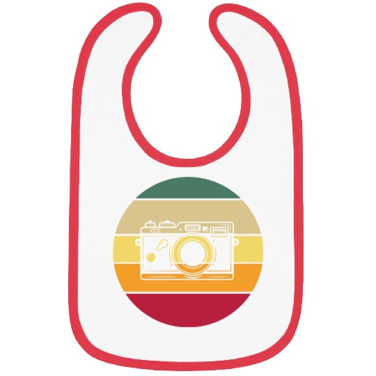 Funny Camera photography quote gift Bibs