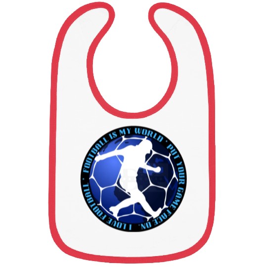 I Love Football Bibs
