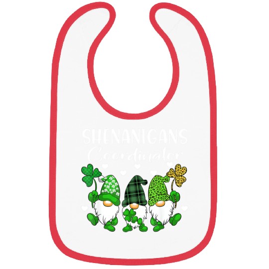 Shenanigans Coordinator Saint Irish Gnomes St Pat Bibs