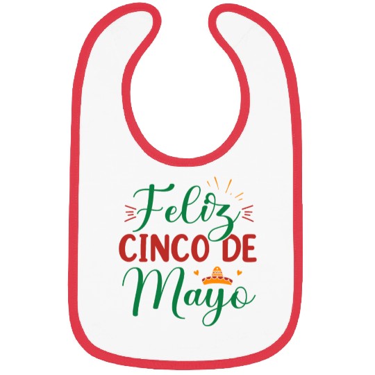 Feliz Cinco De Mayo Bibs