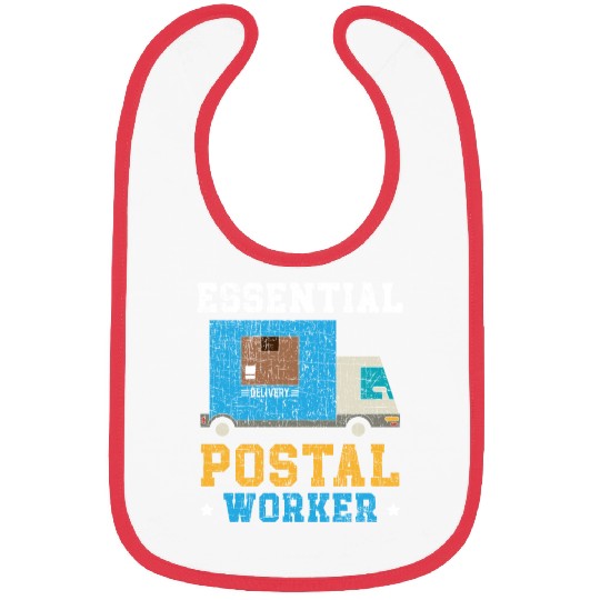 Postal Worker Mail Lady Delivery Mail Escort Bibs