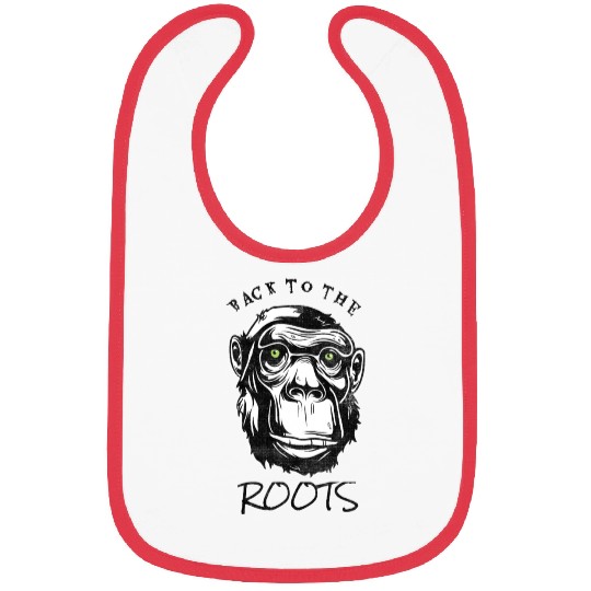 Back To The Roots Evolution Monkey Primate Bibs