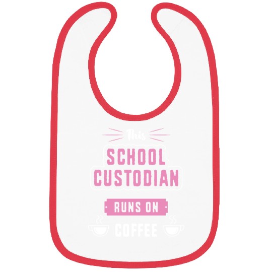 Coffee and Cleaning Janitor School Custodian Bibs