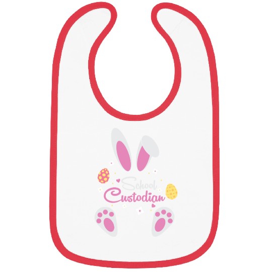 Easter Sunday Bunny School Custodian Bibs