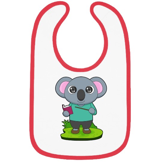 Koala Teacher Pointer Bibs