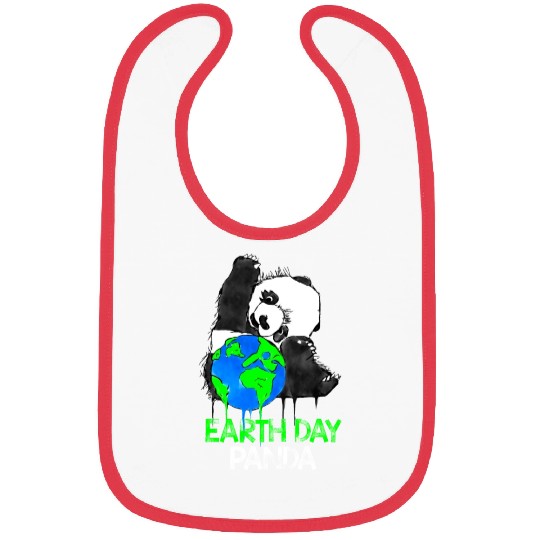 Earth Day Panda Bibs