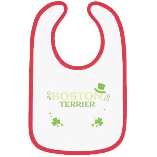 Boston Terrier - St. Patrick's Day Bibs