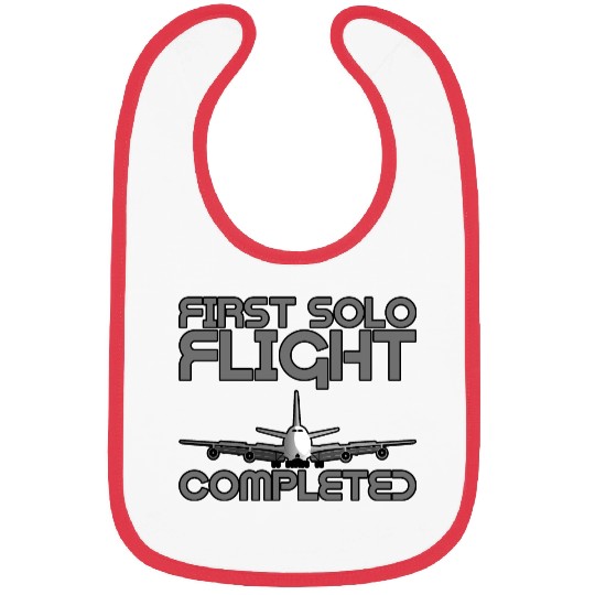 First Solo Flight Completed Bibs