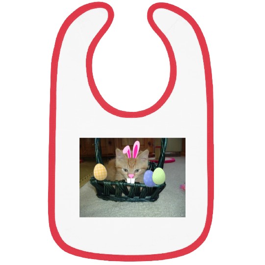 Festive Bunny Easter Cat Design Bibs