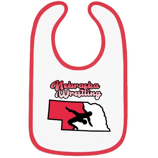 Nebraska Wrestling (State Colors) Bibs