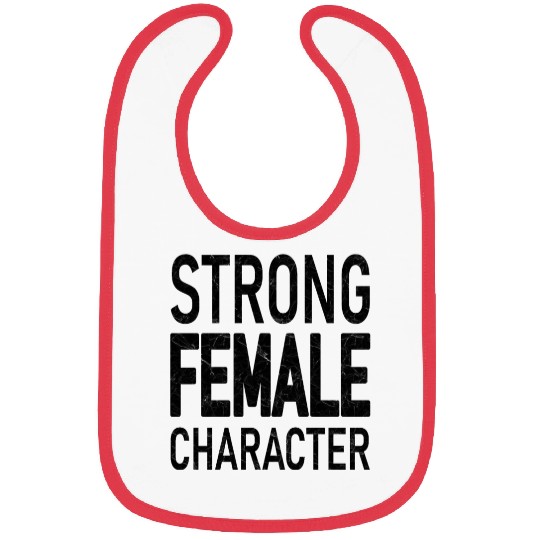 Strong Female Character Bibs