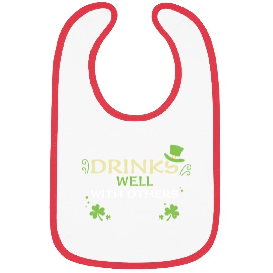 Drinks Well With Others Bibs