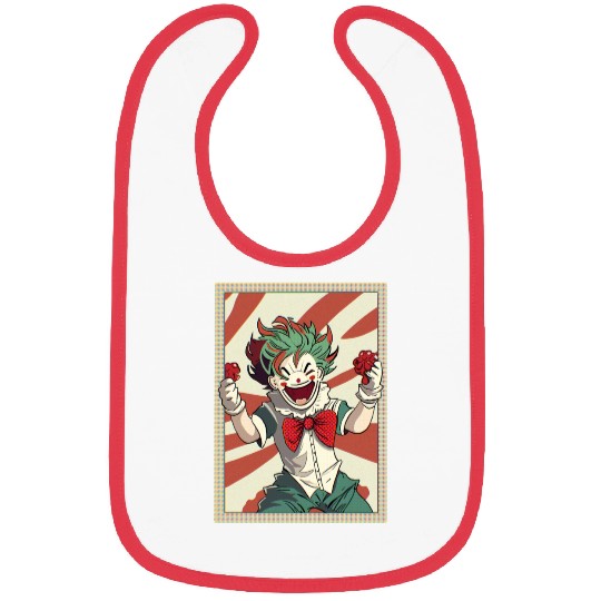 Happy joker card Bibs