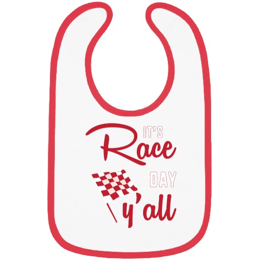 Dirt Track Racing Racer Its Race Day Yall Bibs
