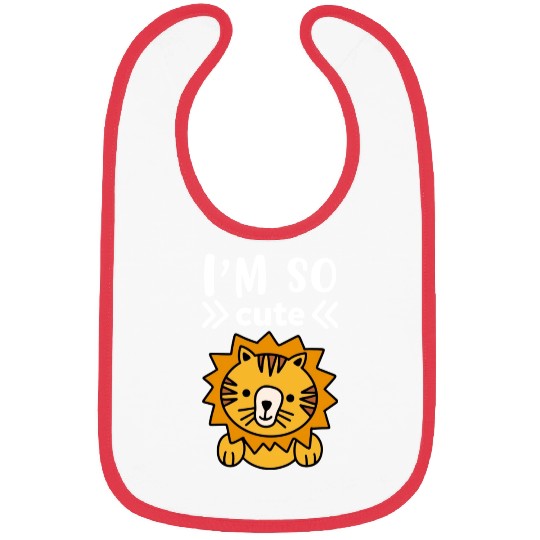 I m So Cute Lion Children Lion Bibs