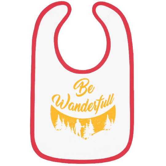 Wanderlust Be Wanderfull Mountain Fan Hiking Bibs