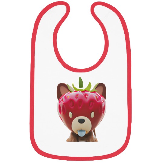 Strawberry Hound Bibs