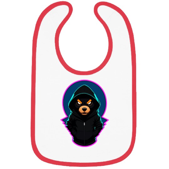 Evil Teddy Bear With Bibs