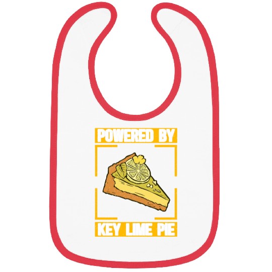 Powered By Key Lime Pie Pies Lover Bibs