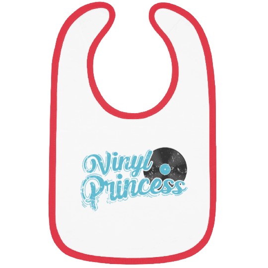 Vinyl Princess Record Music Sound Carrier Bibs