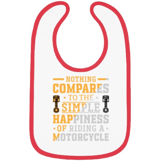 NOTHING COMPARES TO THE SIMPLE HAPPINESS Bibs