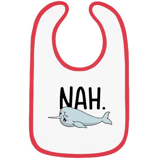 Procrastinating Narwhal Lover Aquatic Animals Bibs