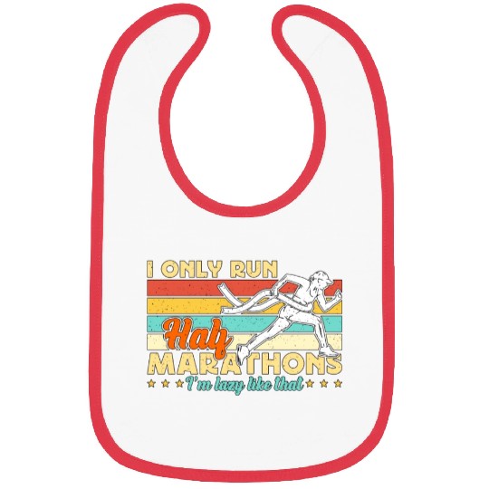 Half Marathon I Only Run Half Marathons Retro Race Bibs