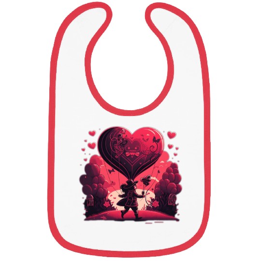 valentine's day Bibs
