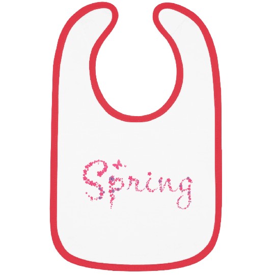 Spring Blooming Flowers Bibs