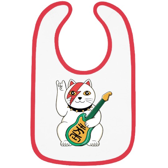 Lucky Cat Guitar Guitarist Bibs