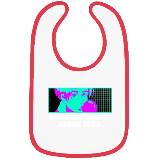 Weekend Anime Binge Club Kawaii Japanese Cute Japa Bibs