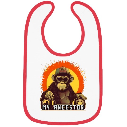 My Ancestor Monkey Cool DJ Ape Bibs