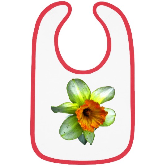 Blooming spring daffodil Bibs