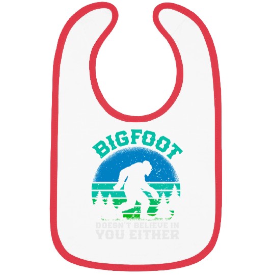Bigfoot Mountain fan Hiker funny Nature boy Bibs