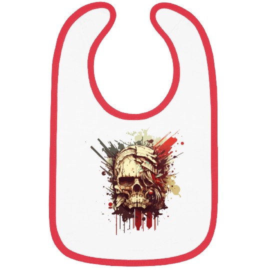 Blood Skull Bibs