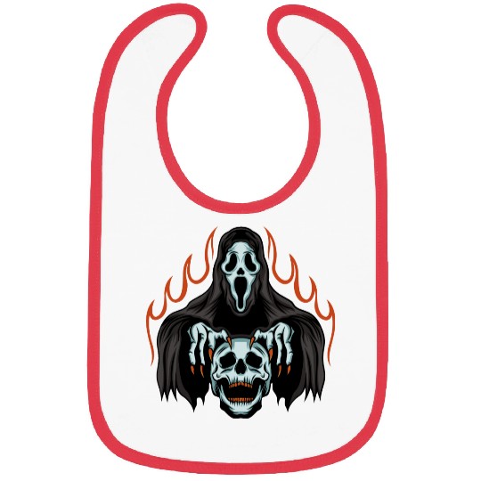 Classic ghost Bibs , skull