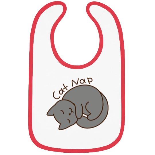 Cat Nap Bibs