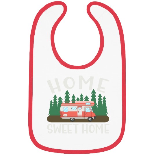 Motorhome Rv Camping Camper Home Sweet Home Bibs