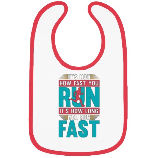 Cross Country Running It's Not How Fast Long Track Bibs