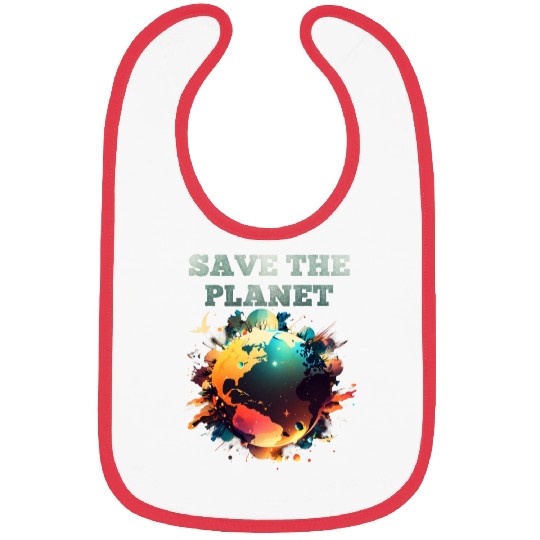 Save the Planet Climate and Nature Care Bibs