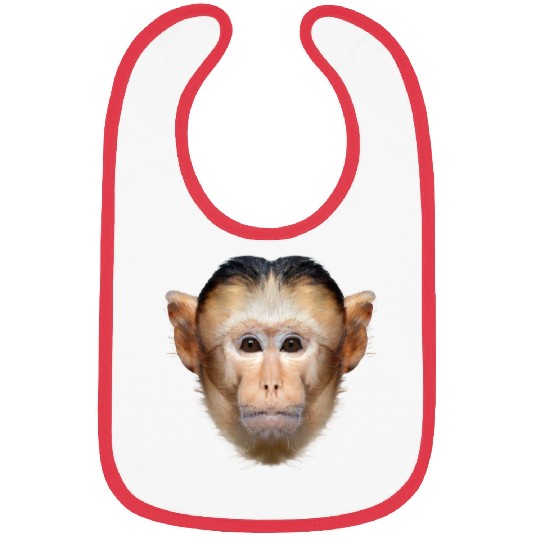 Capuchin Monkey Face Bibs
